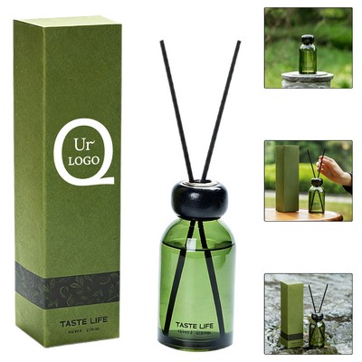 Green Bottle Fiber Rattan Incense About Tea