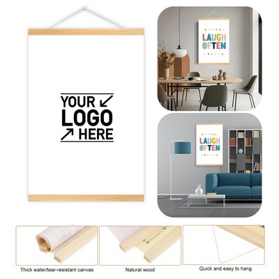 Wooden Decorative Poster Hanger