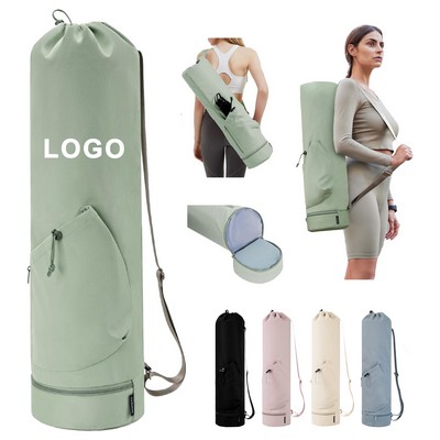 Yoga Mat Bag with Water Bottle Pocket