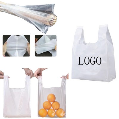 T-Shirt-Style Plastic Shopping Bag