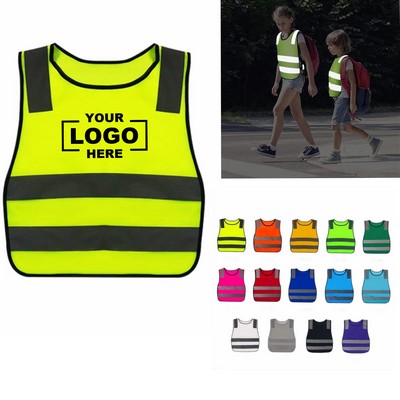 Children Mesh Reflective Safety Vest