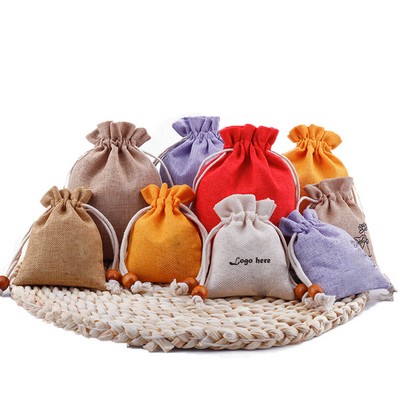 cotton-linen Drawstring Bag