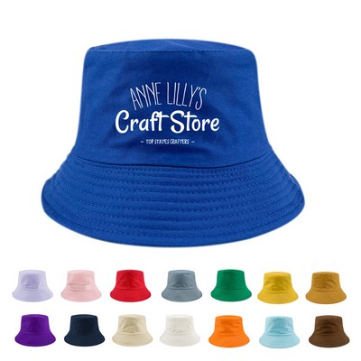 Double-Sided Reversible Bucket Hat