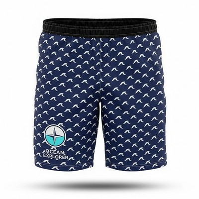 Sublimated Peach Skin Mesh Board Shorts for Men & Kids