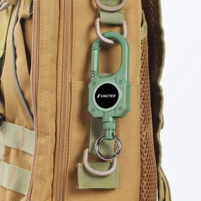 Outdoor Retractable Badge Reel Carabiner Badge Holder