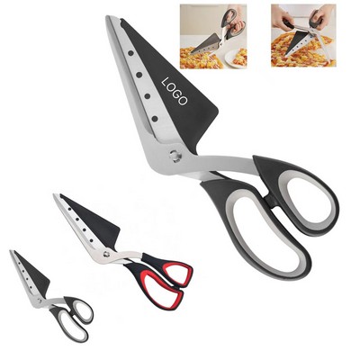 2-in-1 Pizza Scissors WIth Spatula