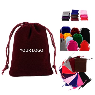 4x6 Velvet Drawstring Gift Pouch