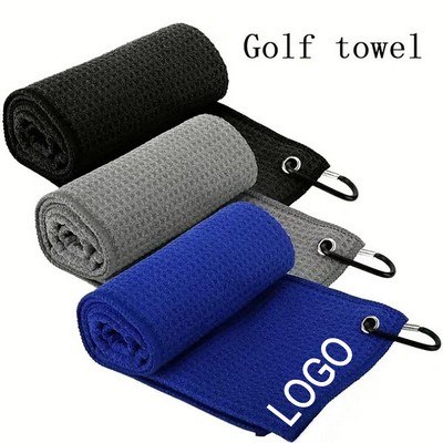 Pineapple Lattice Golf Towel
