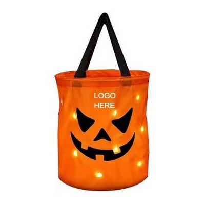 Halloween LED Light Up Trick Or Treat Bags