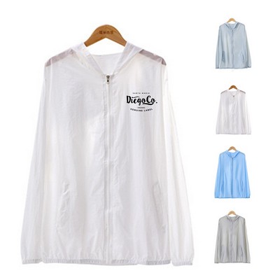 Men's Upf 30+ Sun Protection Hoodie Jacket