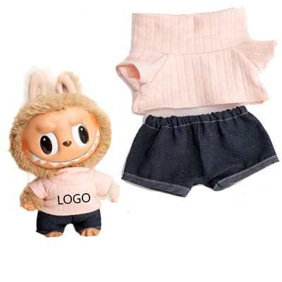 Doll High Neck T Jeans Set