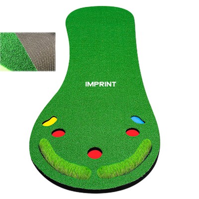 Updated Artificial Grass Custom Indoor Putting Green