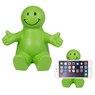 Squeezable Smile Phone Holder