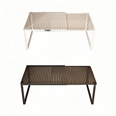 Expandable Closet Organizer Shelf for Space Saving Clothing Storage