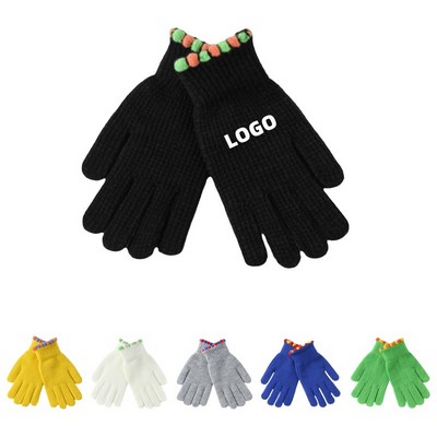 Touch Screen Knitted Gloves