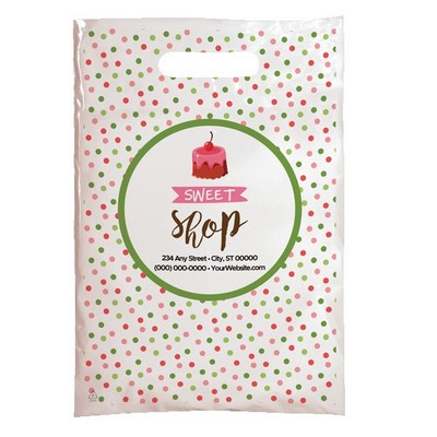 Christmas Scatter Design 1 Plastic Bag (9" x 13")