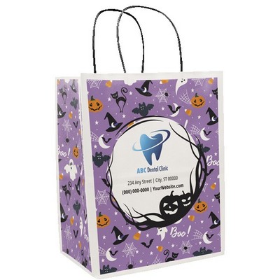 Halloween Scatter Design 1 Handle Shopper (8.5" x 10.25" x 5")