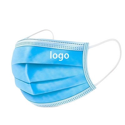 Blue 3-Layer Disposable Face Masks For Daily Protection