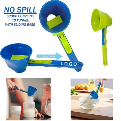 Creative Protein Powder Sliding Scoop Coffee Leak Proof Scoop