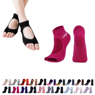 Yoga Anti-Slip Half-Toe Socks