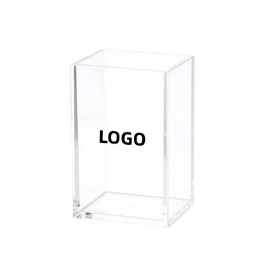 Clear Acrylic Desk Organizer with Dividers for Office and Home
