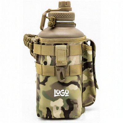 Oxford Tactical Water Bottle Holder Bag w/ Phone Pouch