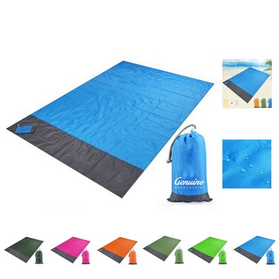 Nylon Rectangular Sandproof Beach Mat