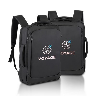 Versatile 3" 1 Convertible PU Laptop Bag