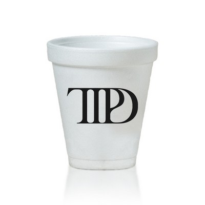 8 Oz. Tall White Styrofoam Coffee Cup