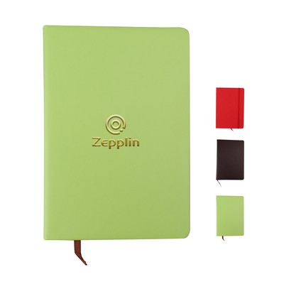 A5 Custom Pu Leather Hardcover Lined Journal Notebook