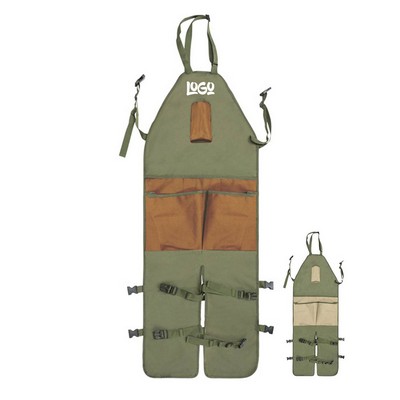 Wear-resistant Canvas Gardening Work Tool Apron