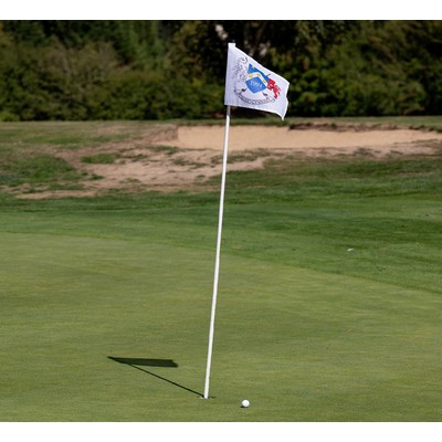 Golf Flags - Rectangle with Plastic Tube + Cup (20" x 14")
