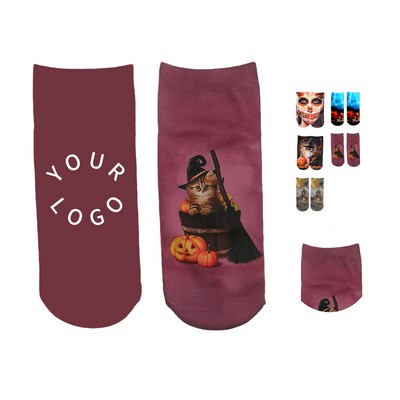 Cotton Fabric Crew Tube Socks With Vibrant Colors