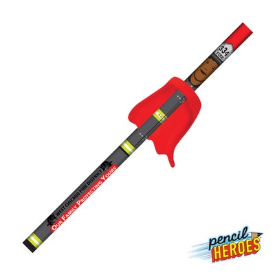 Pencil Heroes® Hometown Series Male w/Cape Pencil
