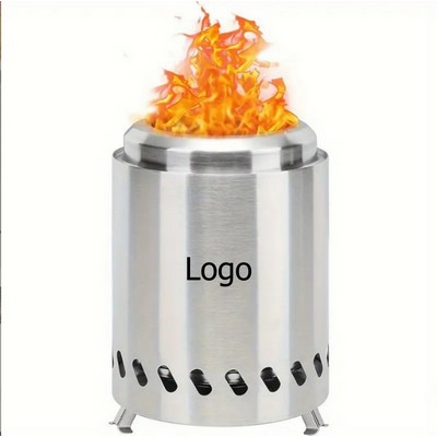 Portable Table Top Fire Pit with Stand Smokeless Fire Pit
