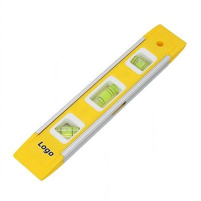 Compact Magnetic Torpedo Level with Precision Vials