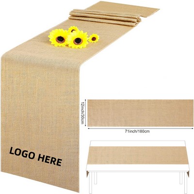 12x70" Burlap Table Liners