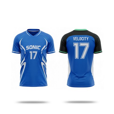 Men's and Kids' Sublimation Soccer Jersey - 150G Interlock