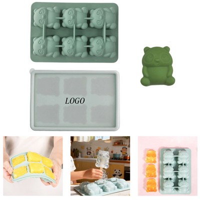 Panda Silicone Ice Cube Tray Mold