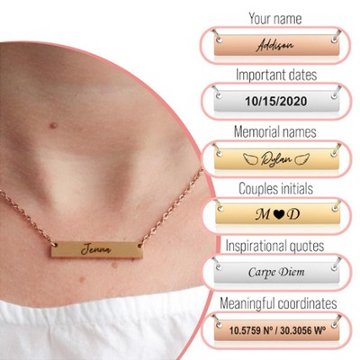 Engraved Custom Necklace