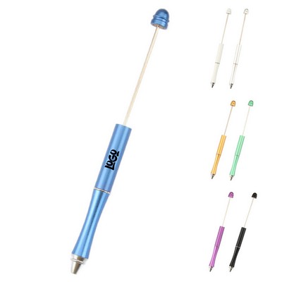 Creative Decoration Custom Metal Beadable Ballpoint Pen