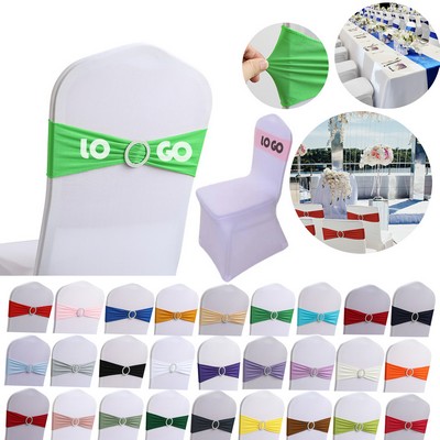 Elastic Chair Back Decorative Ring with Stylish Buckle