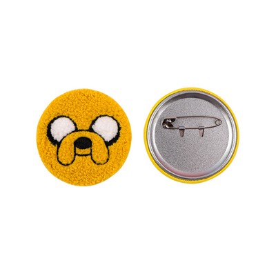 Embroidery Tinplate Lapel Badge