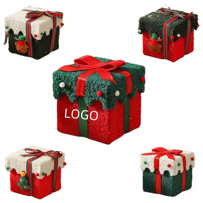 Fleece-covered Thickened Christmas Gift Box