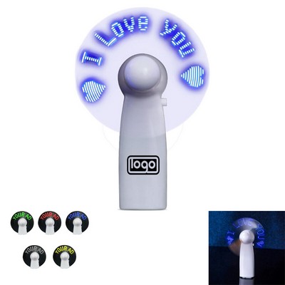 Portable Led Information Fan
