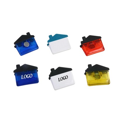 House Shaped Magnetic Memo Chip Clip