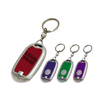 Elegant Oval LED Keychain