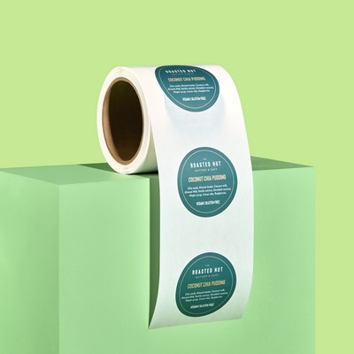 2"x2" Circle Roll Labels (High Quantity)