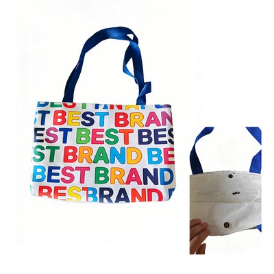 Full-Print Tyvek Canvas Tote Bag