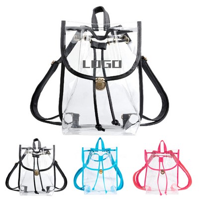 Spacious Clear Backpack with Large Compartment